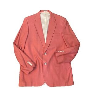 Y2k Vintage Stagg shop sport coat blazer  size 44 reg Orange Jacket Grandpacore